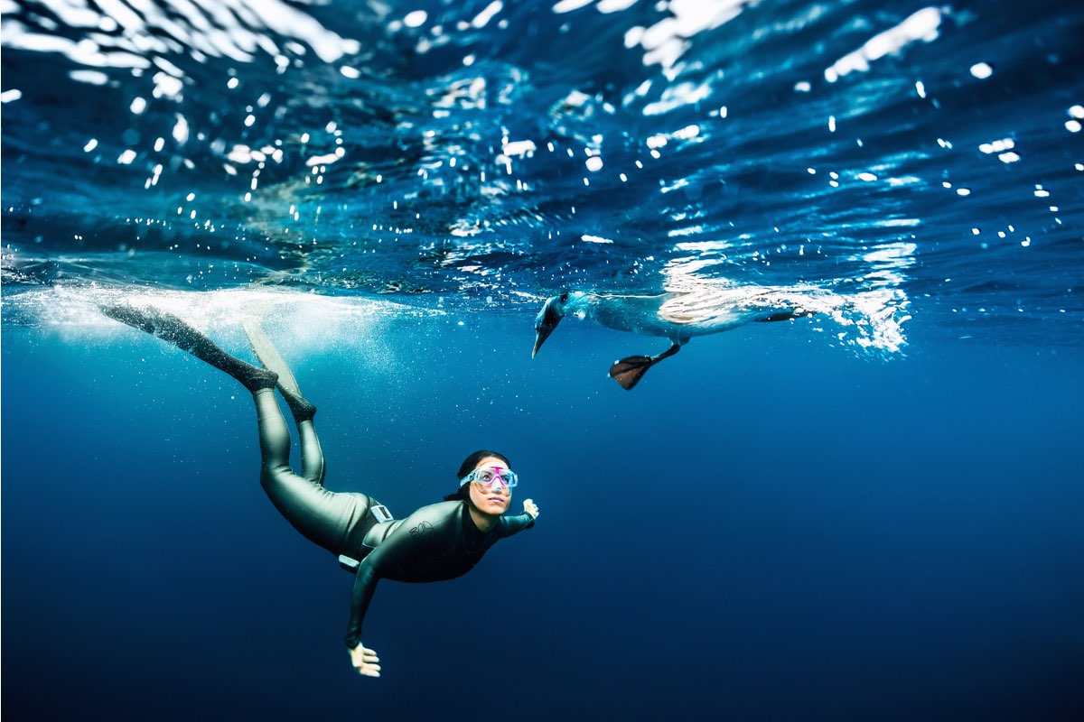 Hanli Prinsloo freediving extreme female athletes