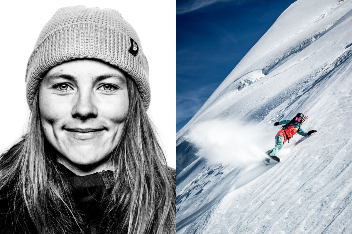 Marion Haerty snowboarding extreme female athletes