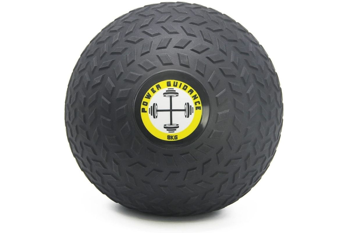 Weighted slam ball for at home HIIT workout 