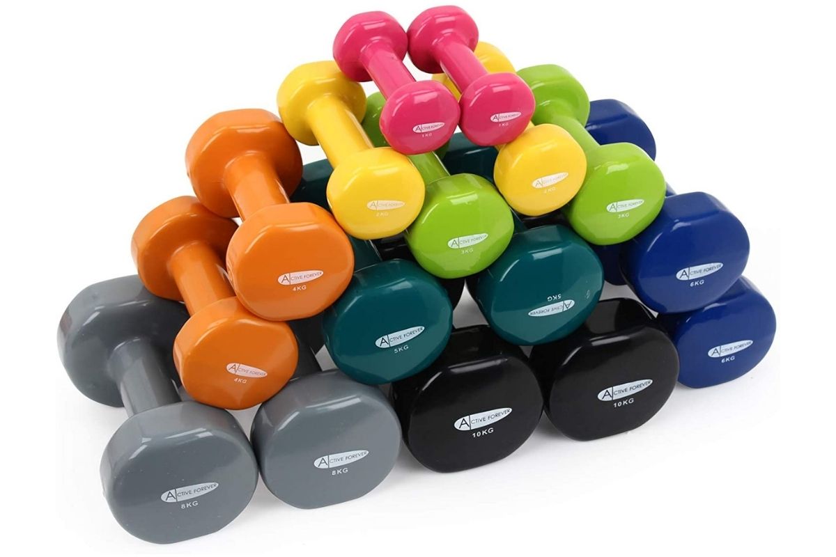 Dumbbells for HIIT at home 