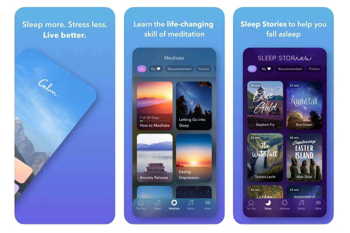 Calm meditation app 