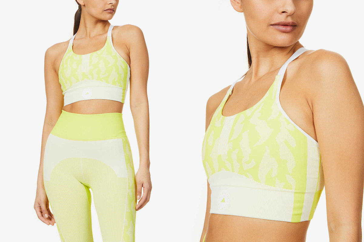 July payday sports bra yellow