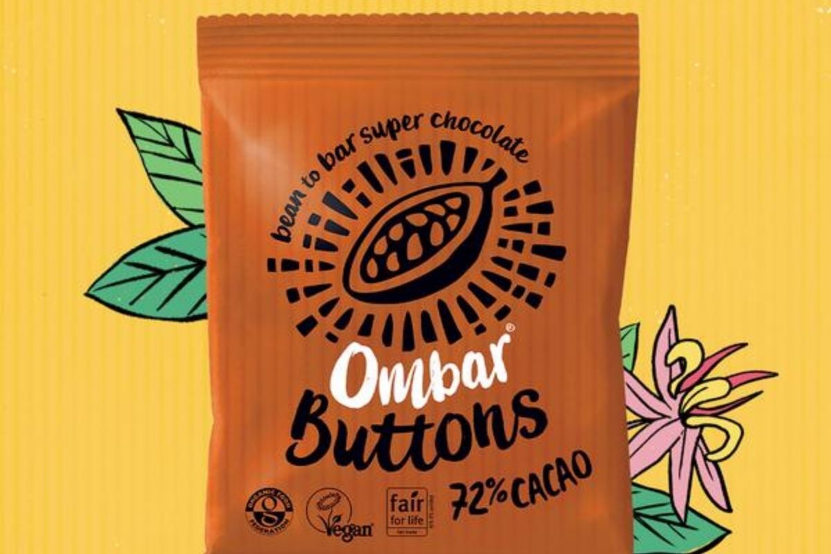 healthier chocolate snacks - Ombar Buttons 