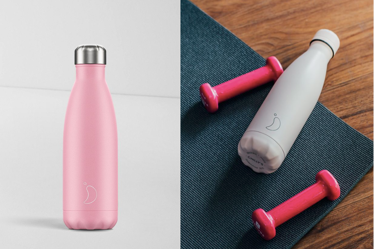 July Payday Chilly’s Pastel Pink 500ml Stainless Steel Water Bottle