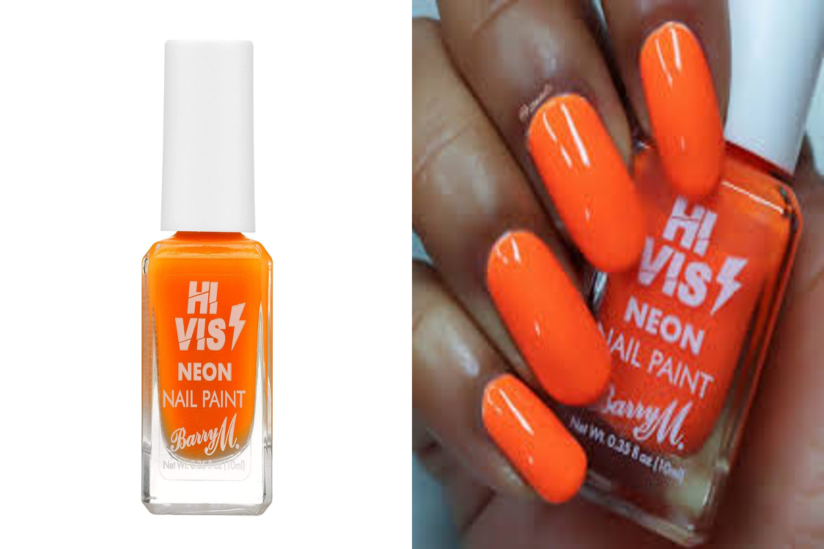 9. "Tropical Punch" orange nail polish for a fun 2024 vacation vibe - wide 5