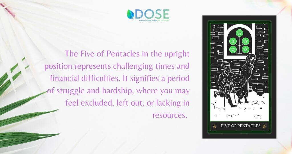 The Meaning Of The Five of Pentacles Tarot Card