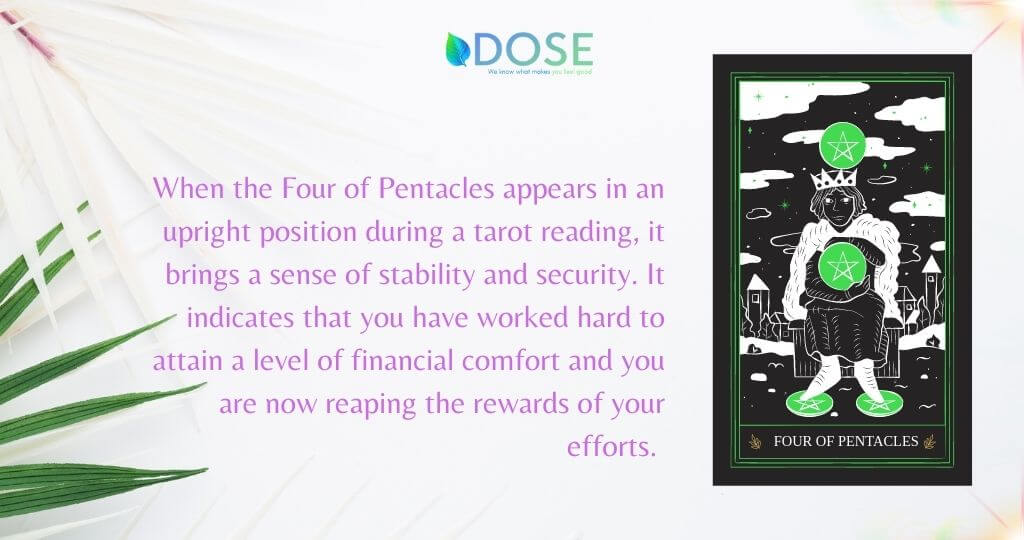 The Meaning Of The Four of Pentacles Tarot Card