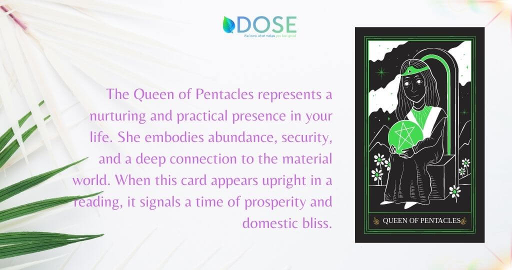 Queen of Pentacles Tarot Card