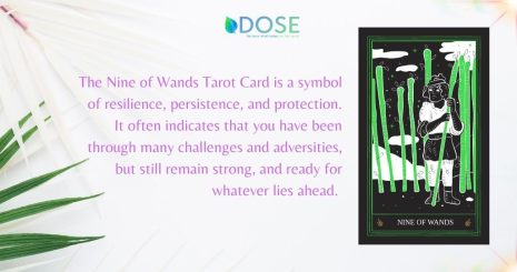 The Nine of Wands Tarot Card