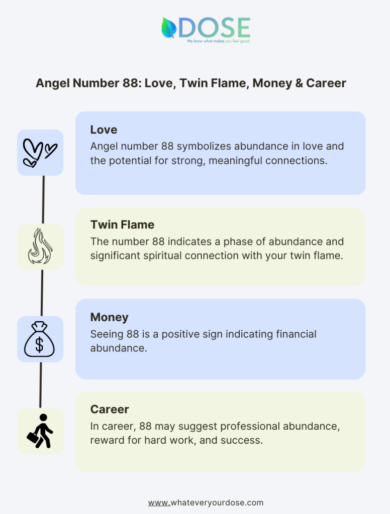 Inforgraphic on Angel Number 88