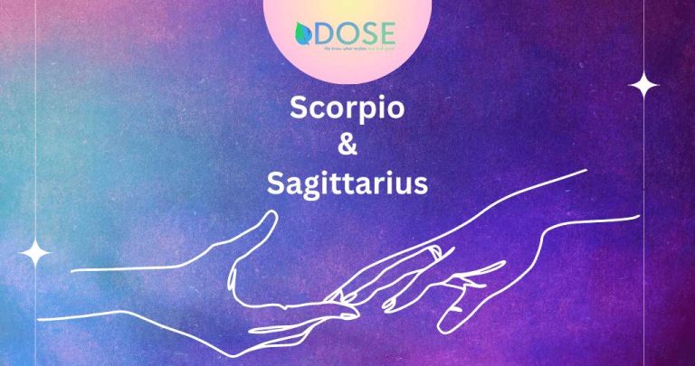 Scorpio and Sagittarius