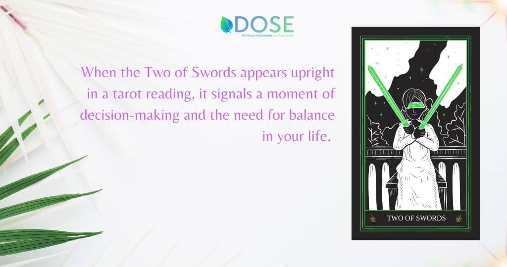 Two of Swords Tarot Card Meanings