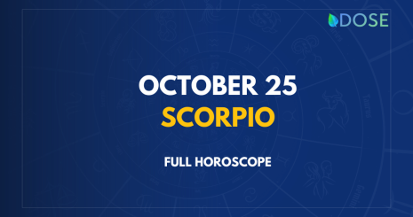 October 25 Zodiac Sign