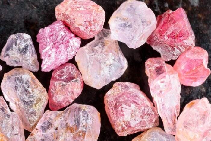 Source: Istockphoto. Rough uncut spinel