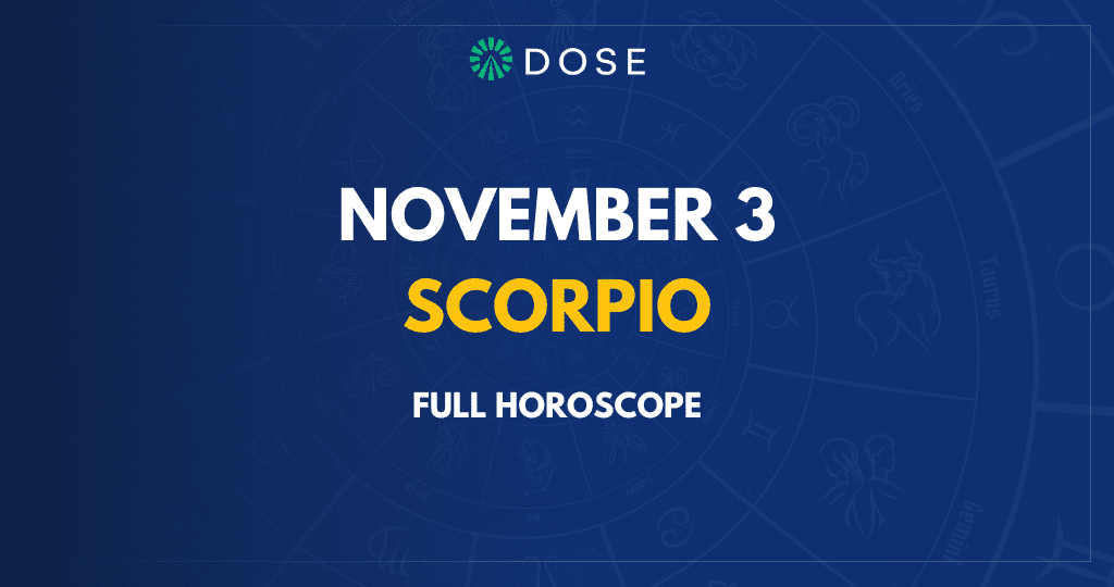 November 3 Zodiac Sign